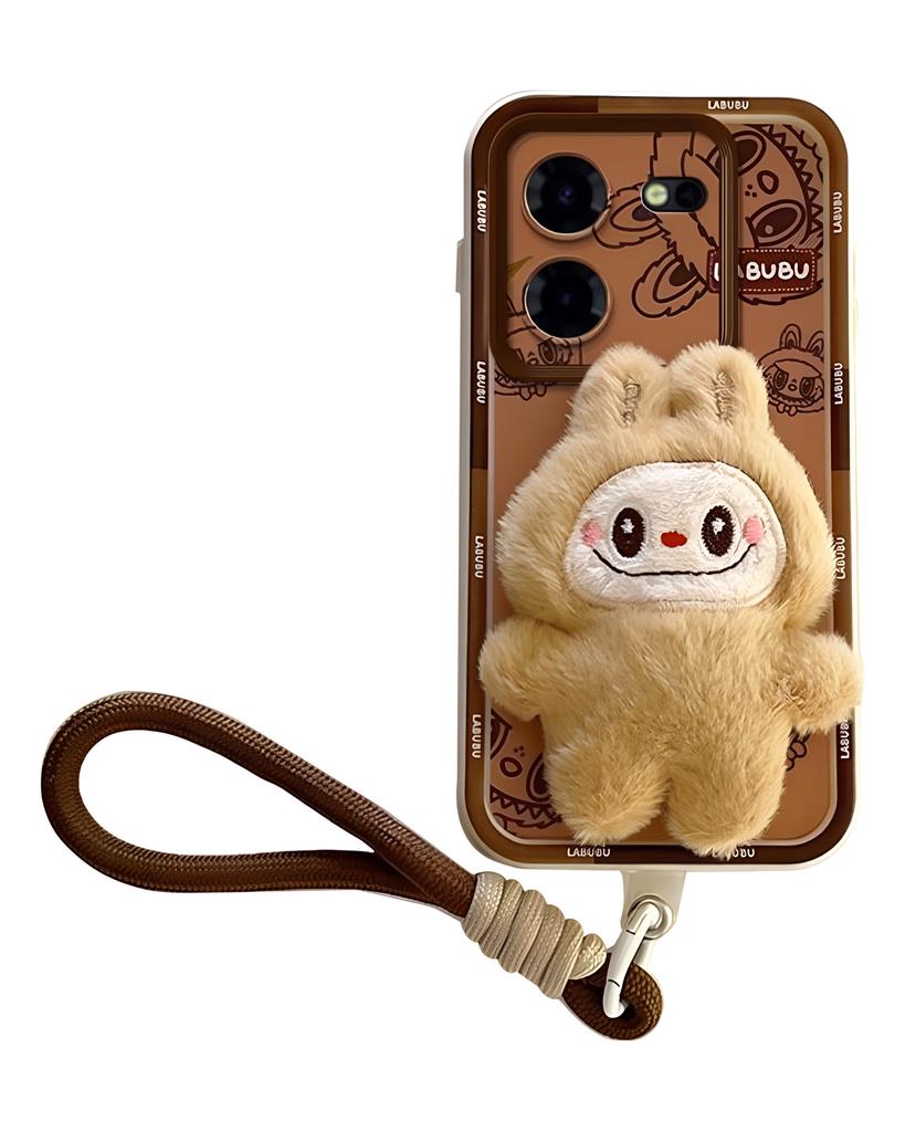 KEYSION Roztomilé 3D kreslené plyšové pouzdro pro TECNO Pova 5 s měkkým silikonovým zadním krytem na telefon odolný proti nárazu pro TECNO Pova 5