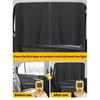 Car Side Window Sunshade Cover Double Layer Car Privacy Curtain Strong Magnetic Adsorption Simple Installation UV-Proof Auto Windshield Sunshade