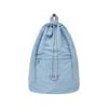 Marithe Francois Girbaud Classic Logo Zip Pocket Backpack Sky Blue