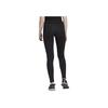 adidas Originals Logo Print Bequeme lässige Hose mit Bündchen Damen Unterteile Schwarz FT1830