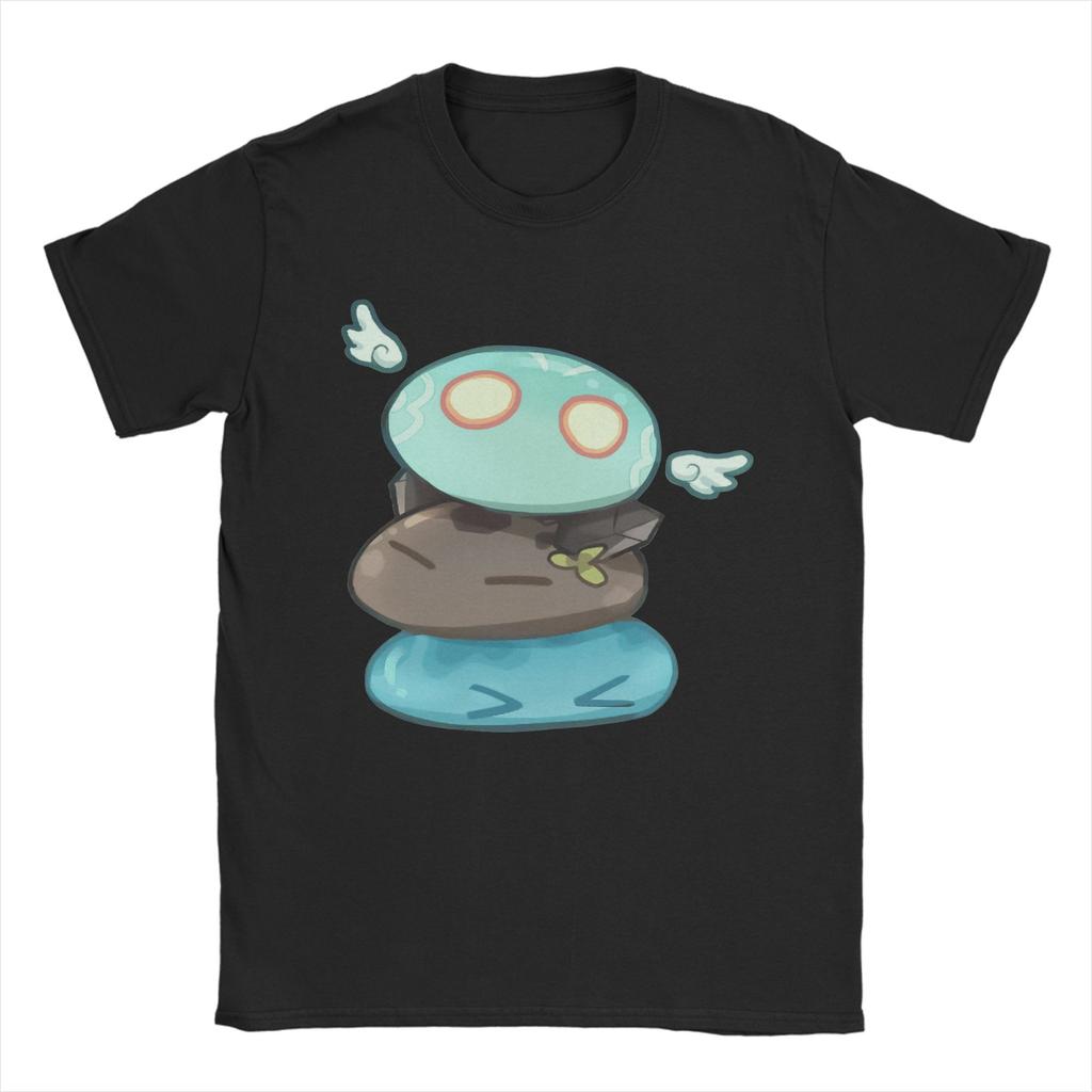 Unisex Unisex TShirt Tartaglia Wide Face Meme Genshin Impact Vintage Pure Cotton Tee Shirt Anime Game T Shirts Tops Plus Size