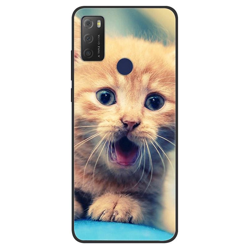 For TCL 20Y 6156D Case Shockproof Soft TPU Silicone Phone Cover For TCL 20Y 20 Y E 6125F Fundas For TCL20Y TCL20E Shell Coque