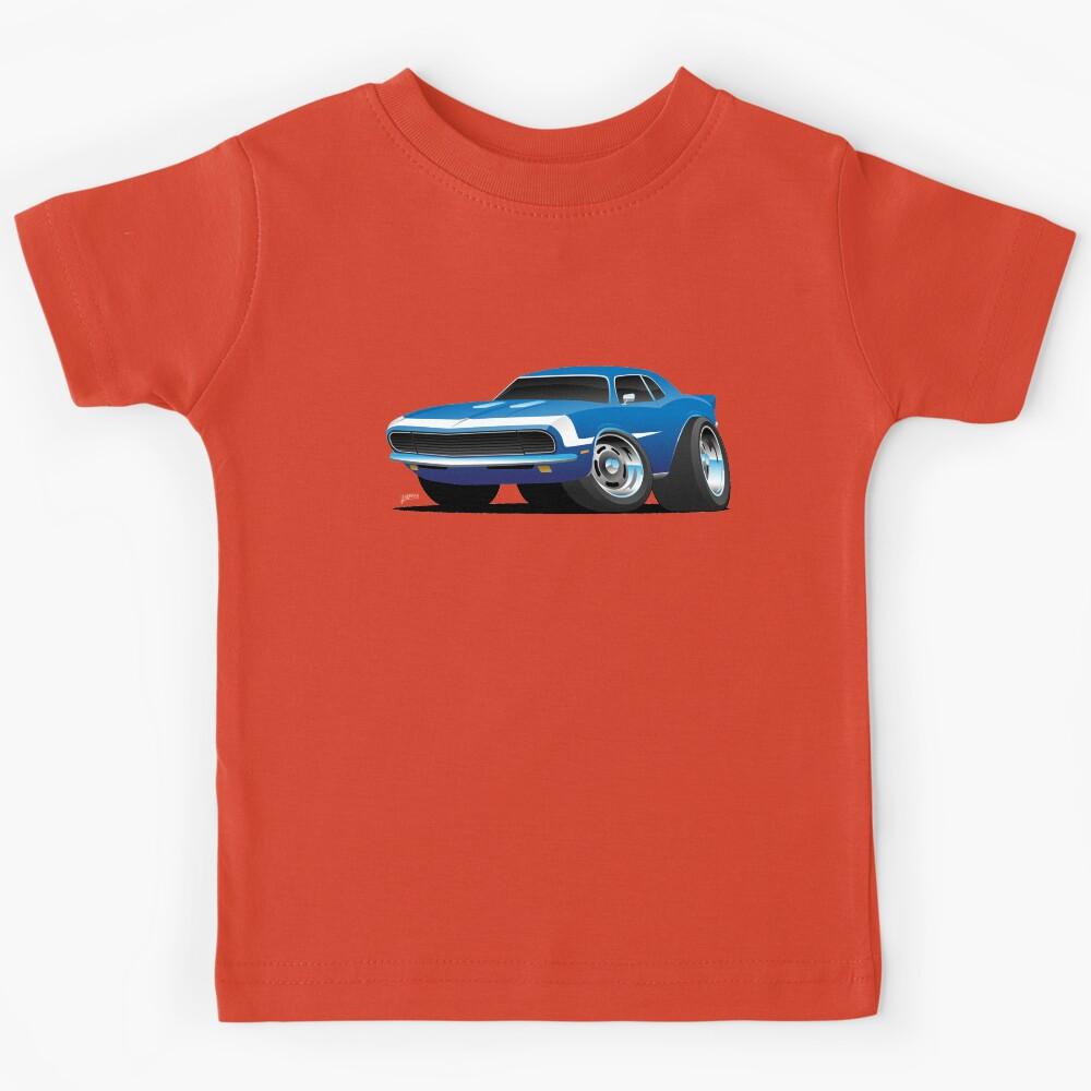 Classic Sixties Style American Muscle Car Hot Rod Cartoon Kids T-Shirt 160