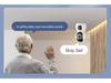 360° Dual-Lens Wireless Indoor Surveillance Camera with Dual-Screen and WiFi