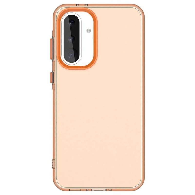 

For Samsung A56 Case Cover Samsung Galaxy A56 Capas Shockproof Phone Back Colour Bumper Frosted Matte Clear Fundas Samsung A56 Galaxy A56 оранжевый
