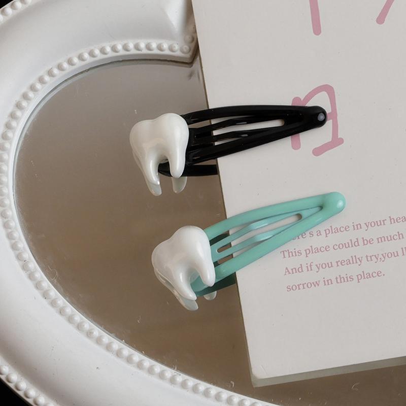 Delicate Bangs Clip Tooth Y2K Barrettes Clip Harajuku Hairpin Sweet Girls Hair Harajuku Lady Mini Tooth
