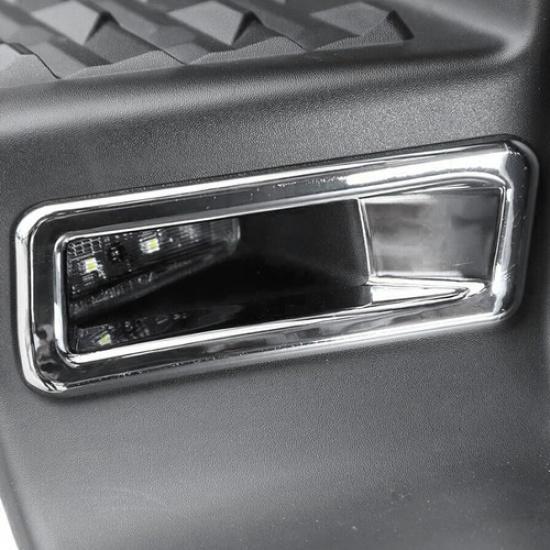 For -2024 Dodge RAM 1500 ABS Chrome Look Rear License Plate Lamp Cover Trim