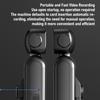 Portable Camcorder 2K HD 355 Degree Rotatable Wide Angle Lens Anti Shake Video Camera with Back Clamp