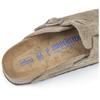 Birkenstock Boston Soft Footbed Suede Narrow Fit Taupe Unisex Sneakers Tan 0560773