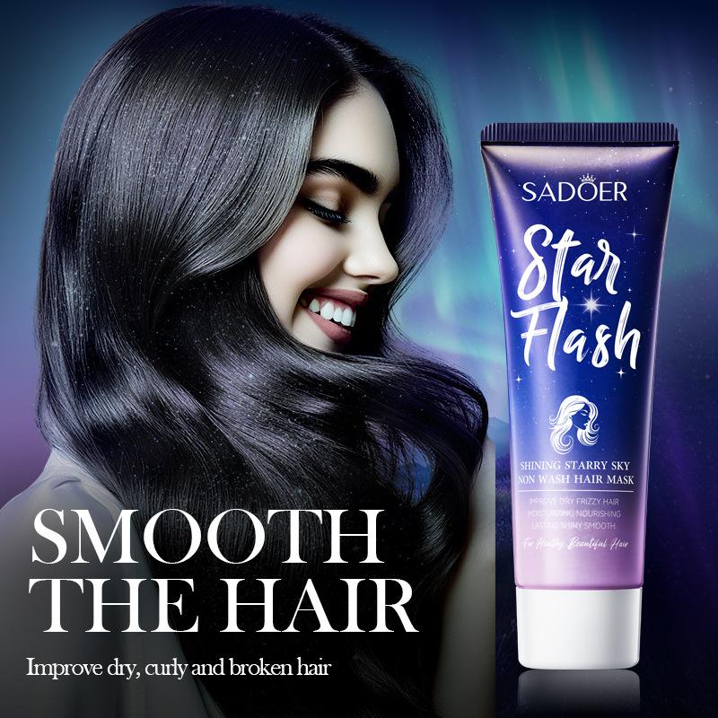 Bright Star Leave-in Hair Mask 80g Moisturizing and Hydrating Hair Nutrition Conditioner Skin Care Products
