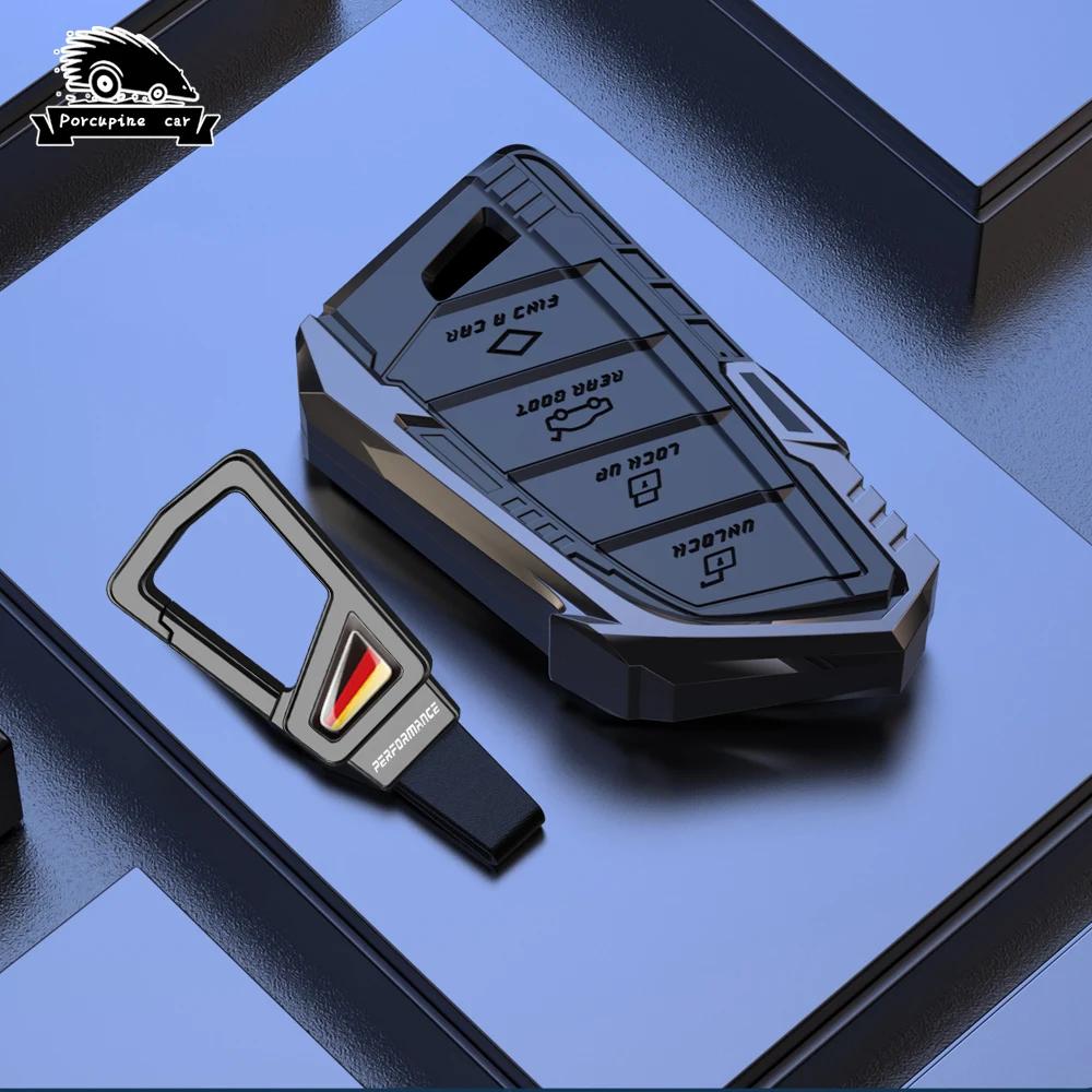 Alloy Car Key Case Cover Bag For Bmw F20 G20 G30 X1 X3 X4 X5 G05 X6 X7 G11 F15 F16 G01 G02 F48 Accessories Holder Shell Keychain