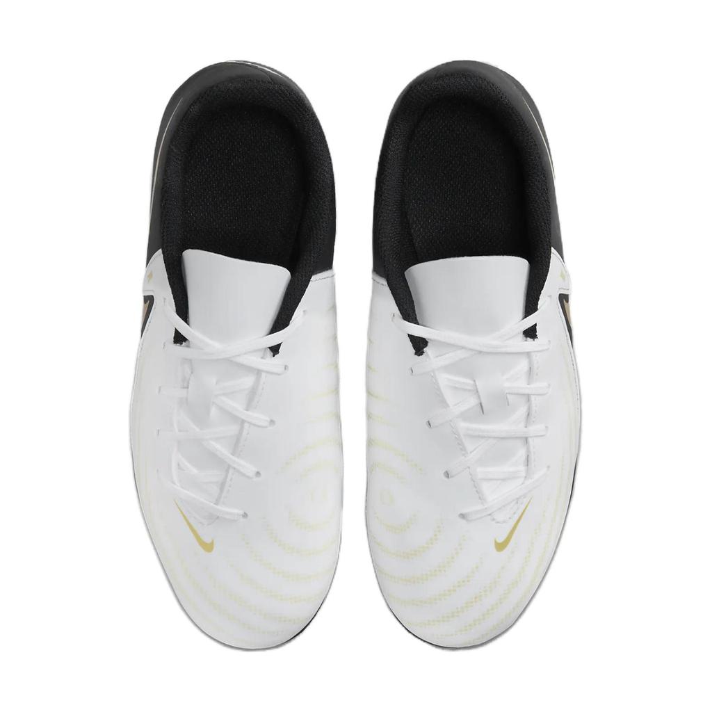 Nike Phantom GX 2 Club MG GS Mad Ready Pack Kids Sneakers White Metallic-Gold-Coin Black FJ2600-100