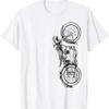 Vintage Retro Motorcycle T Shirt Vintage Breathable Top For Everyday Wear Comfortable Unisex Soft Homme Slightly