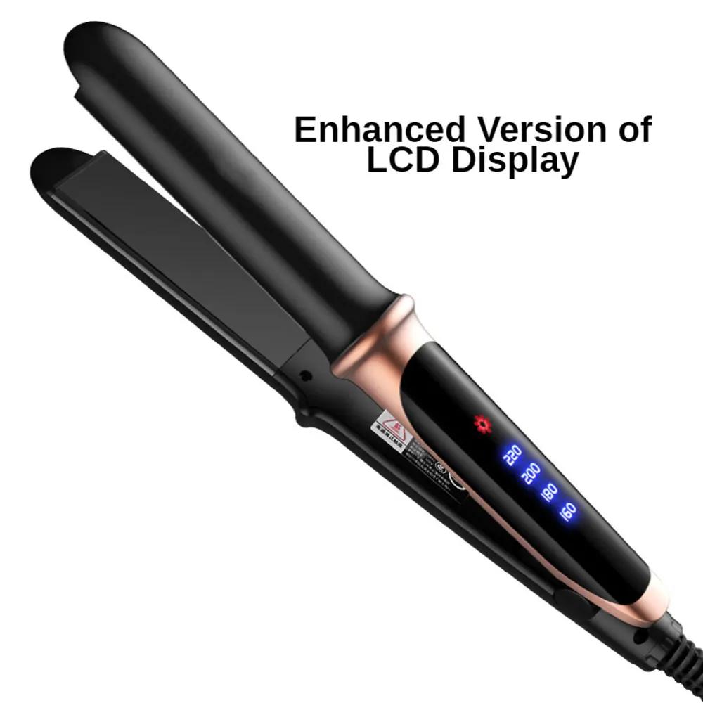 

Утюжок для выпрямления волос Профессиональный утюжок для выпрямления волос Керамические инструменты для укладки волос Электрический утюжок для выпрямления волос Щипцы для завивки волос EU чёрный