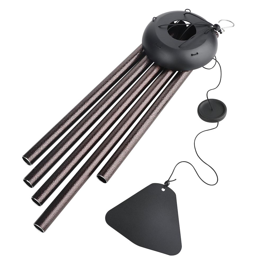 36 Zoll Metall-Windspiele mit 5 Aluminiumlegierungs-Röhren Country-Musik-Windspiele für den Außenbereich Gedenk-Windspiele