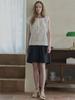 AVANT-G Ribbon Unbalanced Blouse - Ivory