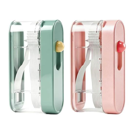 2PCS Floss Dispenser Automatic Pop-up Portable Storage Box Refillable A