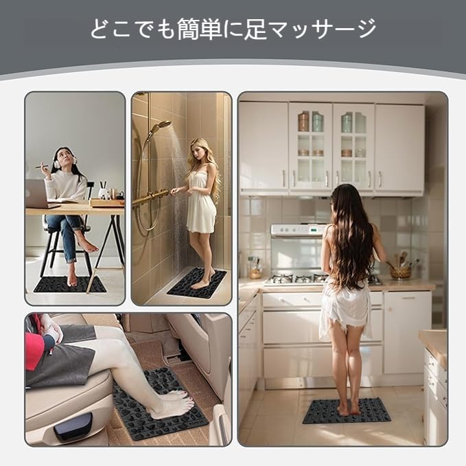 Foot Acupressure Mat Home Use Acupressure Pad with Ergonomic EVA and Finish Suitable for Slow Easy To Store and Perfect for Stone-shaped Design,