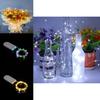 LED-Kupferdraht-Lichterkette mit Knopfzellen-Batteriepack für die Außen-Gartendekoration