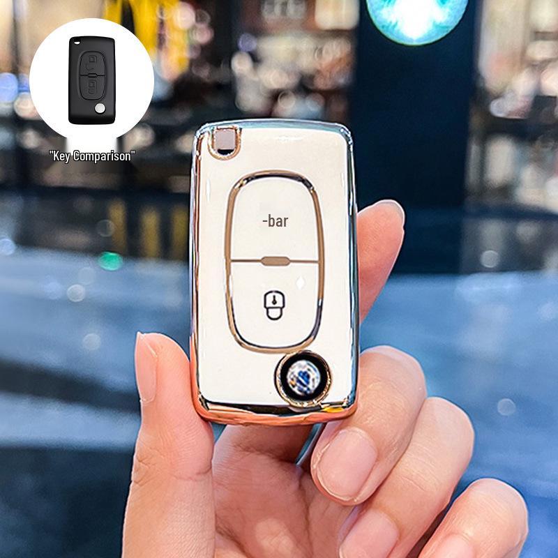 Peugeot 307/408/308 Folding Key Cover Shell for 10/11/13 Models
