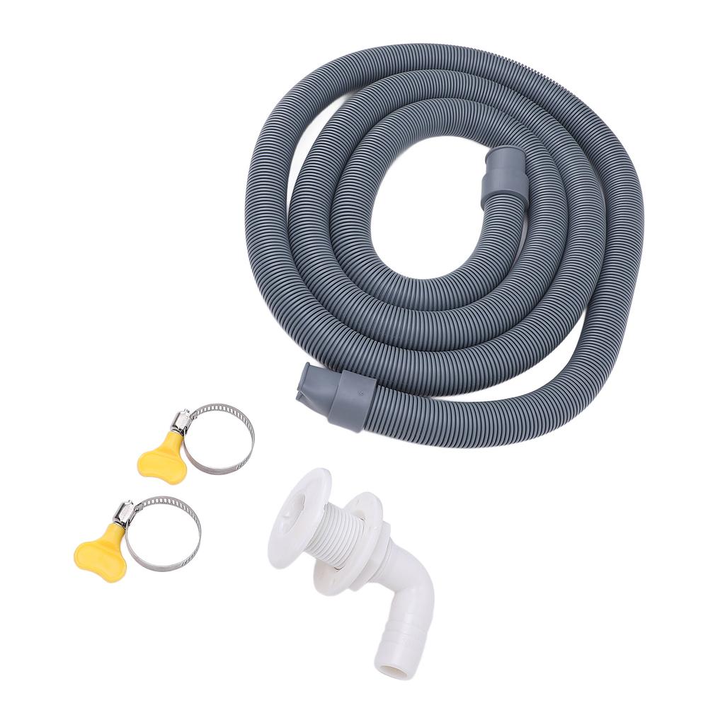 750GPH Bilge Pump Installation Kit High Pressure Resistant 0.75in Dia. 6.56ft Bilge Pump Hose with 90 Degree Fitting