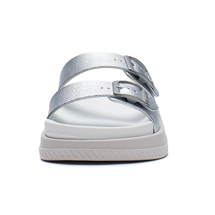 Li Ning Clap EVA Slide Slippers Women's Silver AGAS004-2