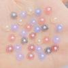 50Pcs Mixed Nail Art Resin Colorful Bead Flower Series Charms Rhinestones DIY Craft For Nail 3D Decorations Jewelry