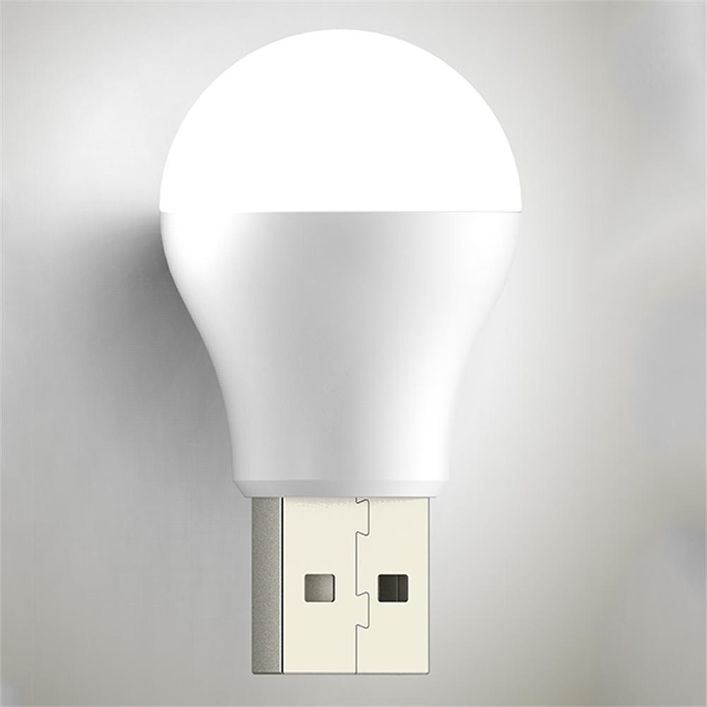 USB Night Light Mini LED Night Light USB Plug Lamp Power Bank Charging USB Book Lights Small Round Reading Eye Protection Lamps