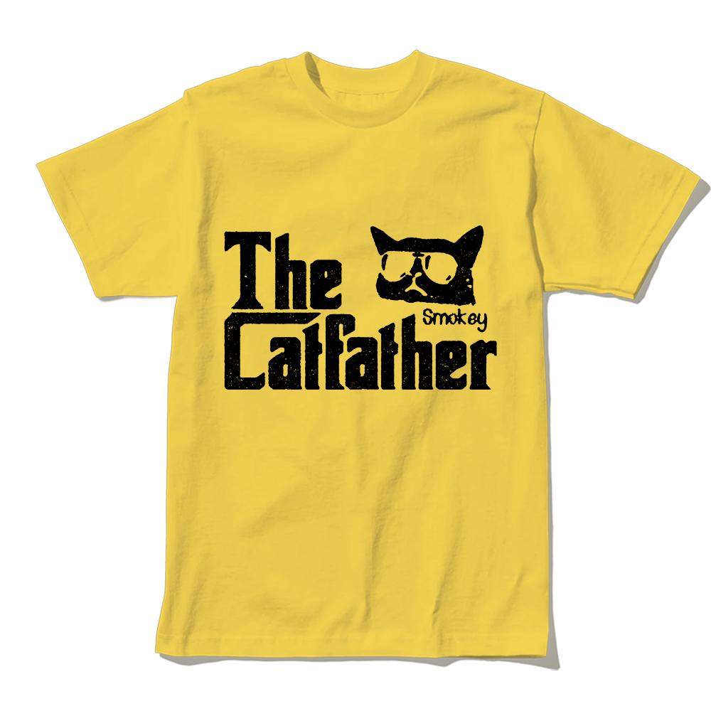 

Coolmind U0129-T2 Exclusive Graphic Cat Print Men T Shirt Casual Funny Cat Print Men Tshirt Cool 100% Cotton Unisex Tee Shirts 2XL