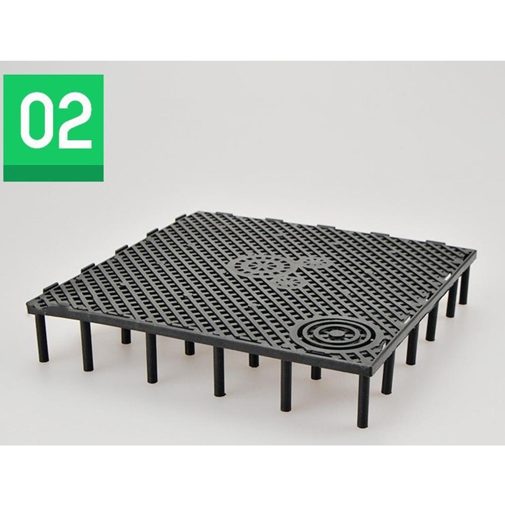 Fishbowl Bottom Filter Plate Ultra-dense Mesh Flexible Combined Splicing Design Clapboard Convenient Filtration Tool For Aquarium