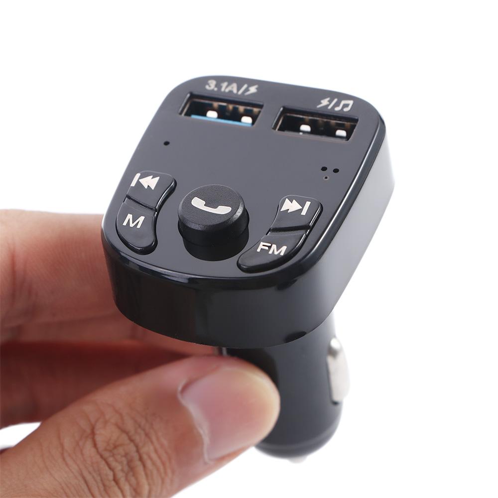 Fast Charger Adapter MP3 Modulator Player Bluetooth 5.0 FM Transmitter Car Player USB Car Charger