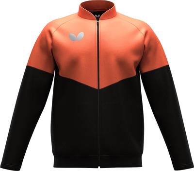 Butterfly Tischtennisbekleidung Wilbur TR Jacke Lachs M 47250 012
