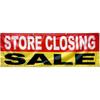 4 Less Co 2x6 Feet STORE CLOSING SALE Banner Store Sign Fabric Polyester With Grommets ryb