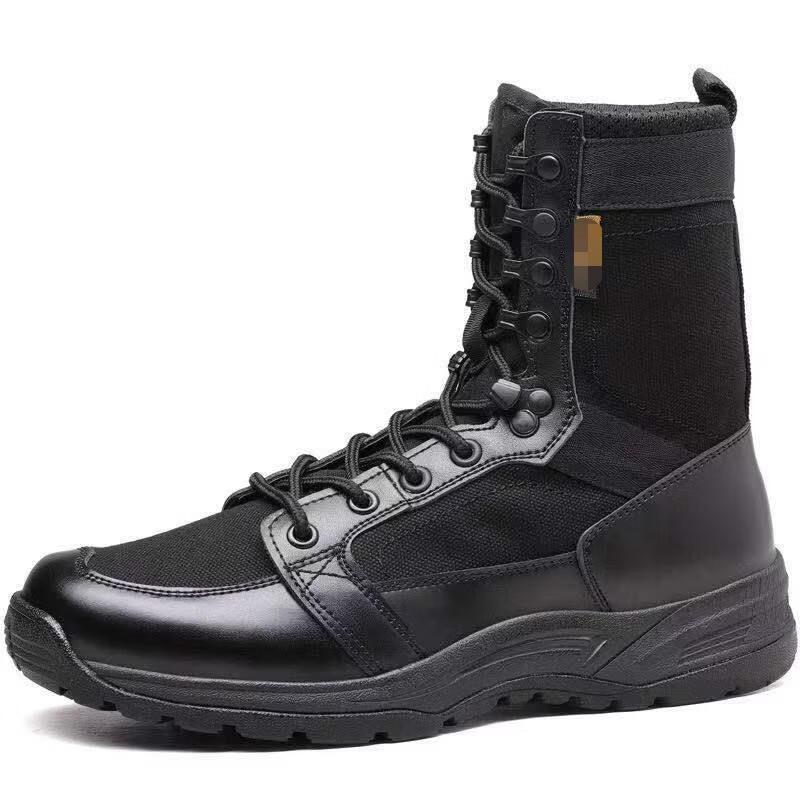 

Men s High-Top Breathable Canvas Tactical Boots 38