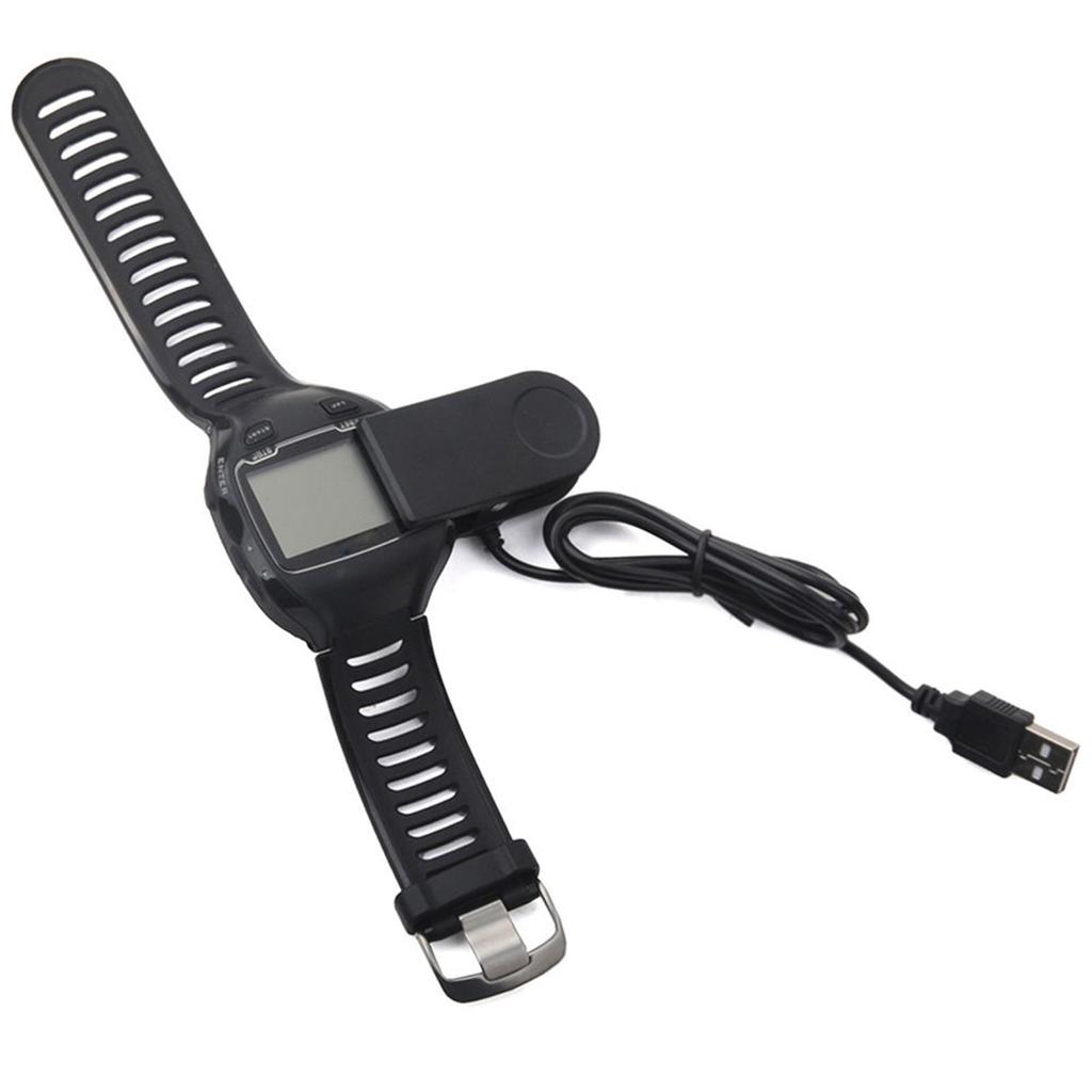 USB Klokke Ladekabel Datakabel Klemme for Garmin 310XT 405 405CX 410 910XT