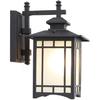 Outdoor Wall Lantern Lights Exterior Waterproof Wall Mount Vintage Bronze Barn Lamp Fixtures With Frosted Glass Rustic Farmhouse Black Outside Wall