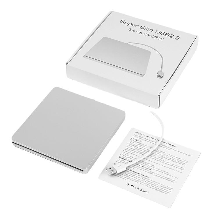 USB 2.0 External Slot-In DVD Burner for Notebooks