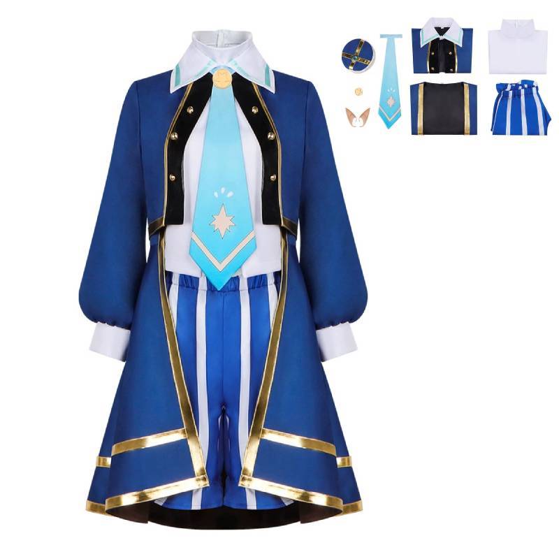 Roco Kingdom Louis Cosplay Costume With Uniform Fabric For Anime Fans