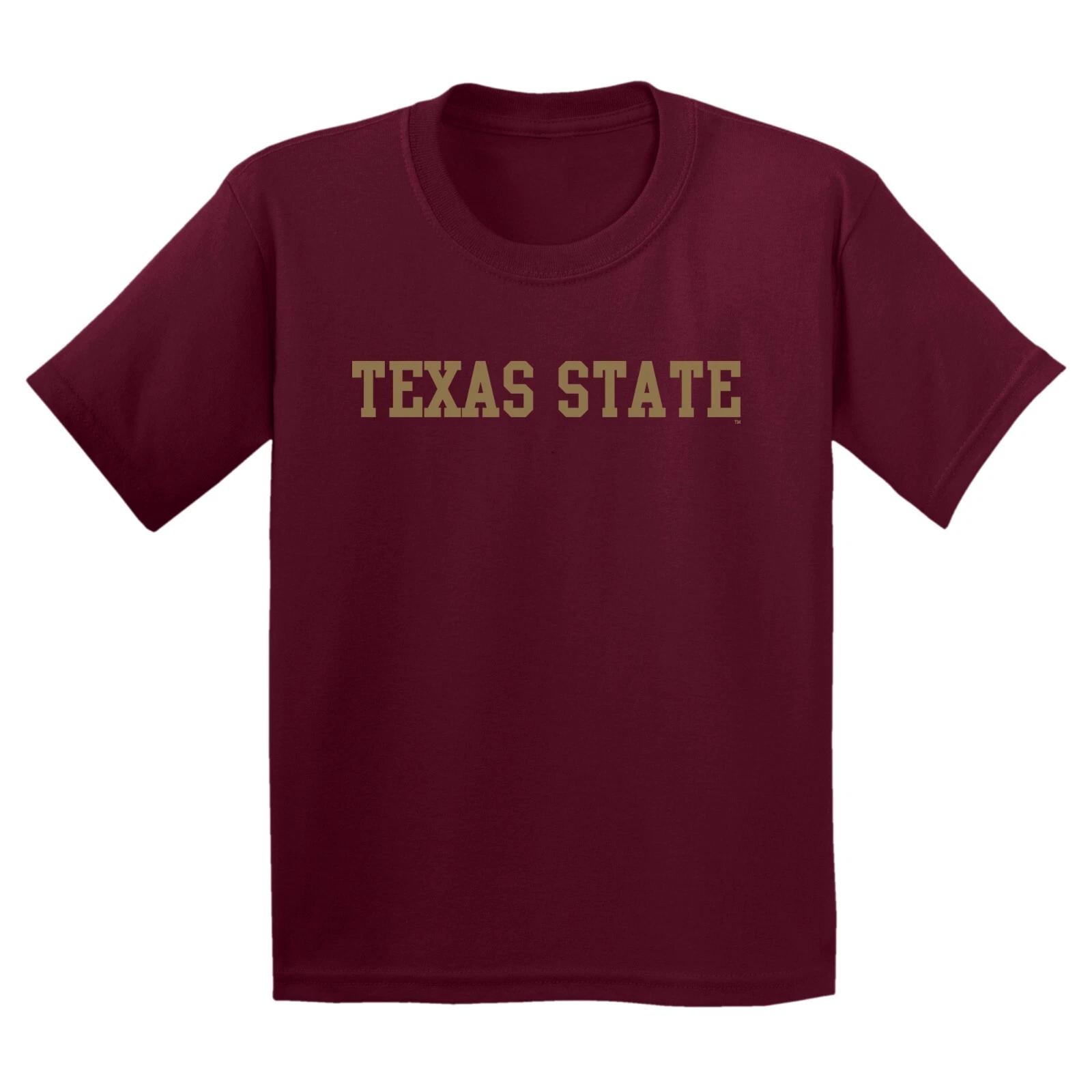 Texas State Bobcats Basic Block Youth T-Shirt S