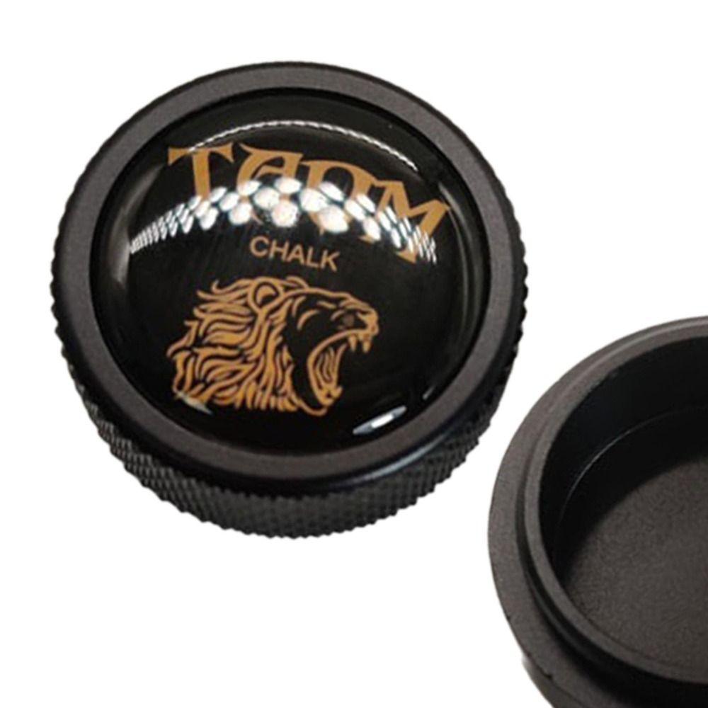 Aluminum Zinc Zinc Alloy Pool Chalk Holder Round Shaped Chalk Tip Case  Billiards Accessories