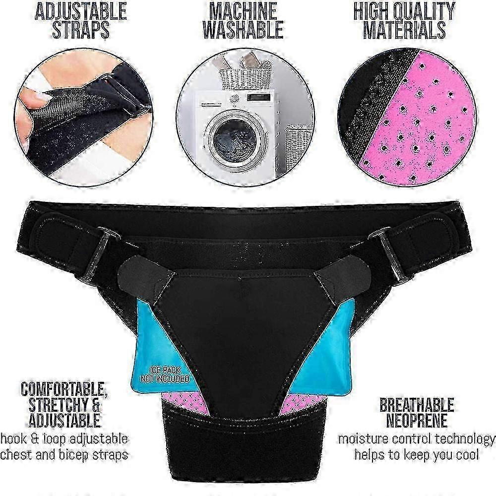 Adjustable Orthopedic Shoulder Brace for Dislocation & Rotator Cuff Support,Pain Relief & Injury Recovery Sleeve