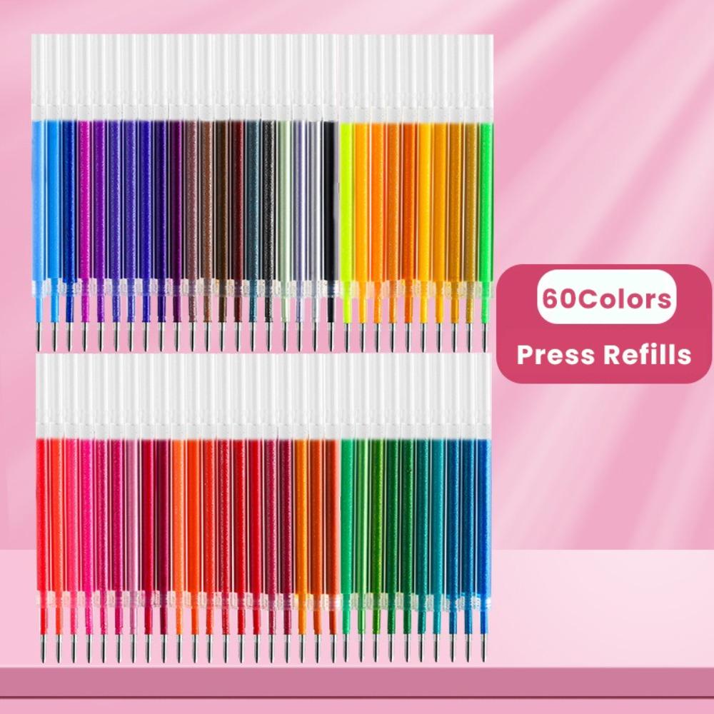 8/12/24/36/48/60 szín 8/12/24/36/48/60 színű fényes kiemelő toll Iskola Iroda