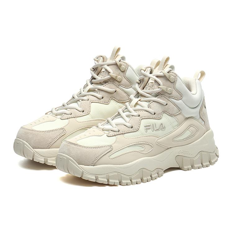 FILA Textile, Synthetic Leather Low top Running Shoes Women's Foam White F12W141125FPW