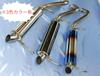 Exclusive Jimny Muffler JB23W Generation Short Bumper Compatible Single Outlet Stainless Steel Silver Color Car Parts Automotive Accessories Custom