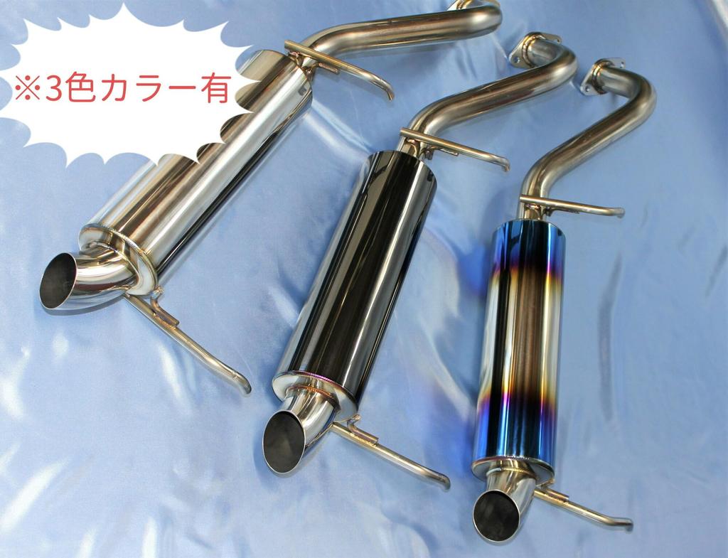 Exclusive Jimny Muffler JB23W Generation Short Bumper Compatible Single Outlet Stainless Steel Silver Color Car Parts Automotive Accessories Custom