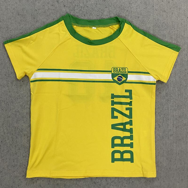 

Летний уличный топ с круглым вырезом и принтом букв для женщин в Европе и Америке S жёлтый