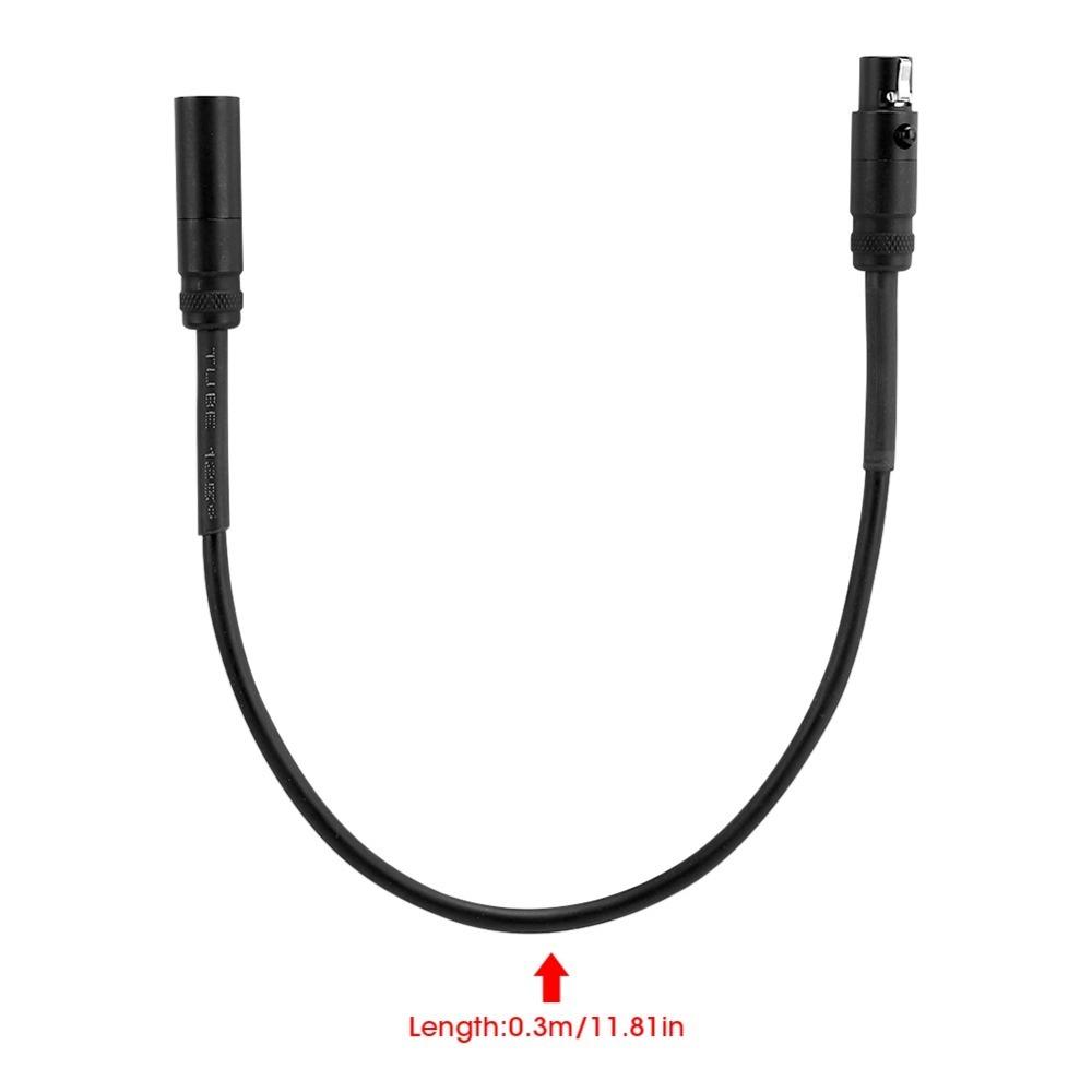 

Plug and Play 3Pin Mini XLR Male to Female Cable for Camcorder DSLR Camera Interface Connection 0.3m/11.81in