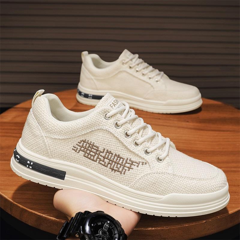 Canvas new summer breathable niche design casual board shoes student sports black trendy shoes