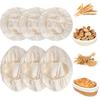 6-Piece Mini Banneton Basket Set with Bread Proofing Cover - Banneton Covers & Basket Liner for Sourdough Bread Baking Supplies - Includes 3 Oval & 3