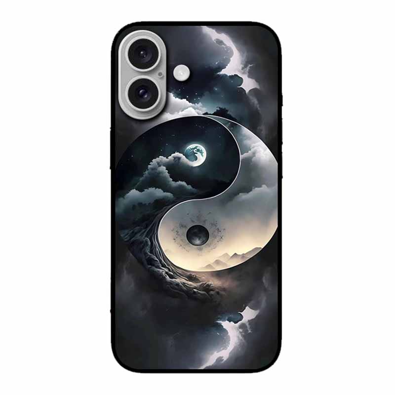 For Iphone 17 5G Case 2025 6.3" Bag Flowers Black TPU Silicone Soft Back Cover For Iphone 16 Plus 17 Phone Case Shockproof Shell